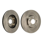 Front Vented Brake Disc Rotors for 2012–2015 Honda Civic 2.4L (2-Pack)