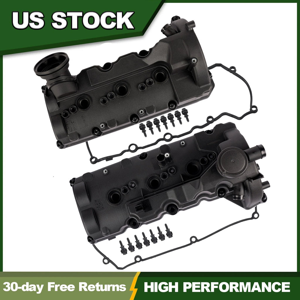 2Pcs Engine Valve Cover for Audi A4 A5 A6 A7 A8 (2000–2023)