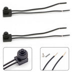 2Pcs Waterproof Push-Button On-Off Switch for Car Motorcycle (12V)