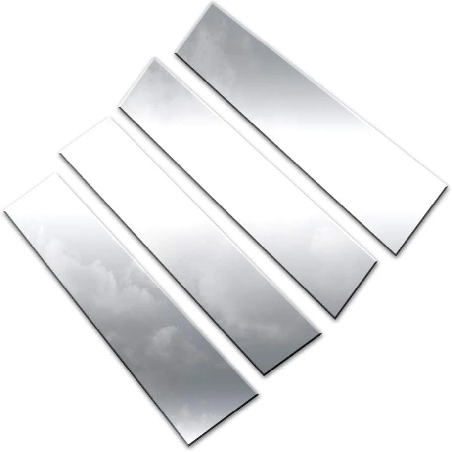 Luxury FX Polished Pillar Post Trim 4pc for 2021–2023 Chevy Tahoe