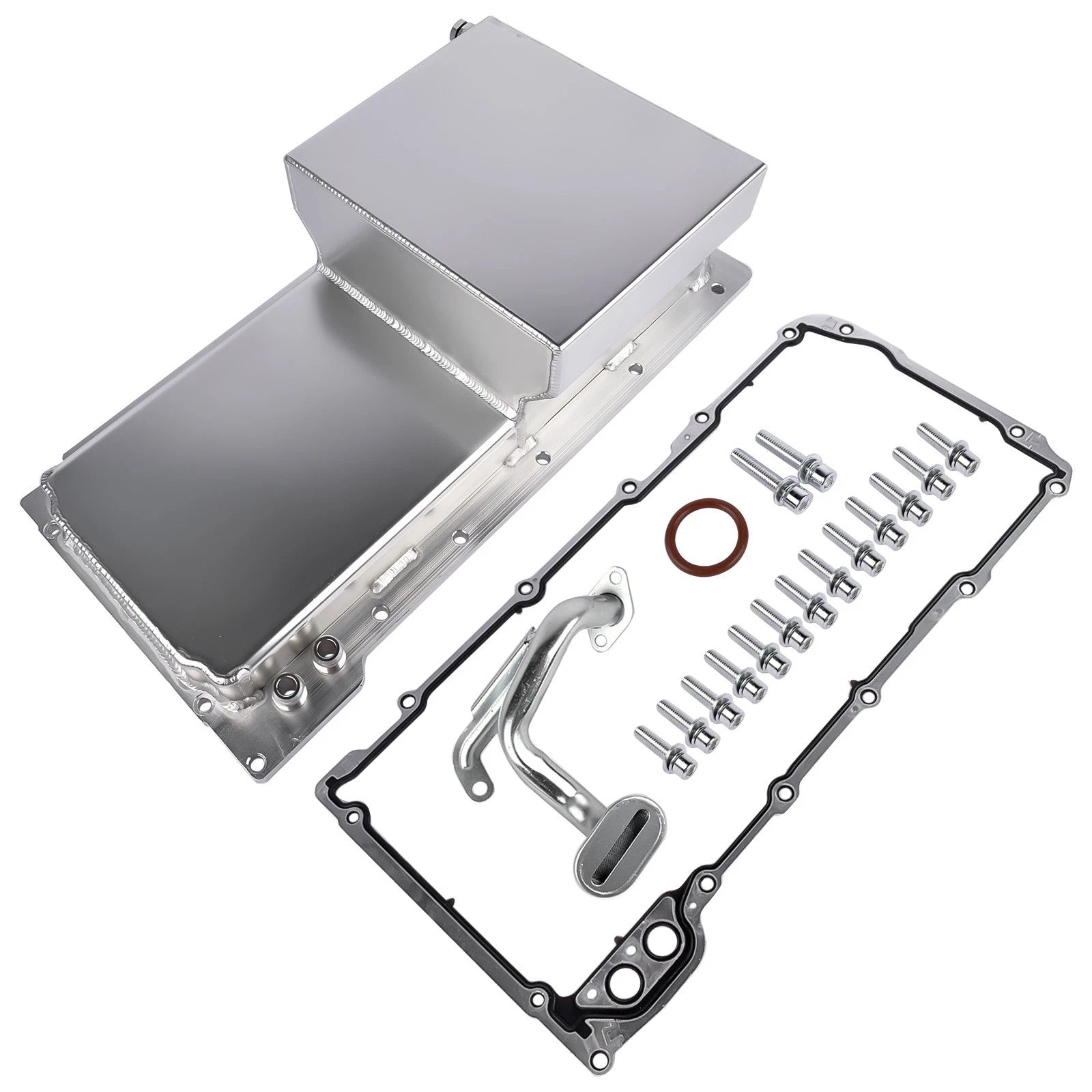7 Quarts Oil Pan with Gasket for LS1 LS2 LS3 LS6 Small Block V8 (1997–2023)