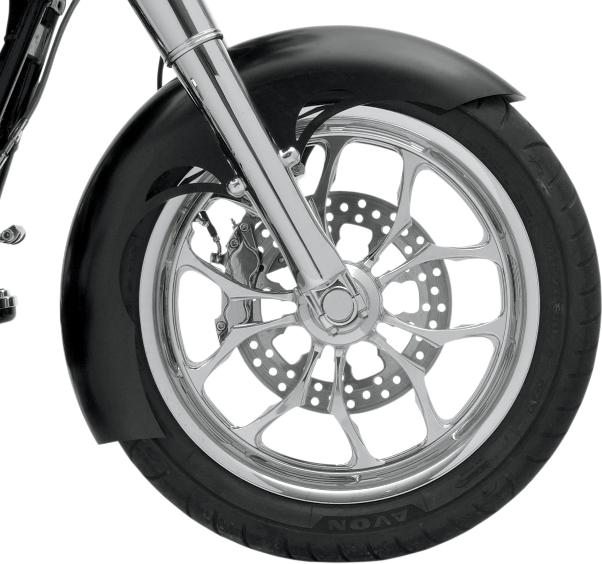 Tude Fender Kit for Harley-Davidson (2014) - Black - 21" KWF-01-0107