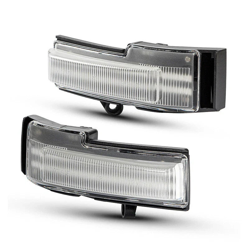 Clear Sequential Side Mirror Turn Signal Lights for Ford F-150 (2015–2018)