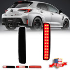 Smoke LED Rear Bumper Reflector Lights for Toyota GR Corolla (2023–2023)