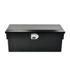 Tool Box for Pickup Truck (34"x12"x15") - Black Steel with Lock & Key