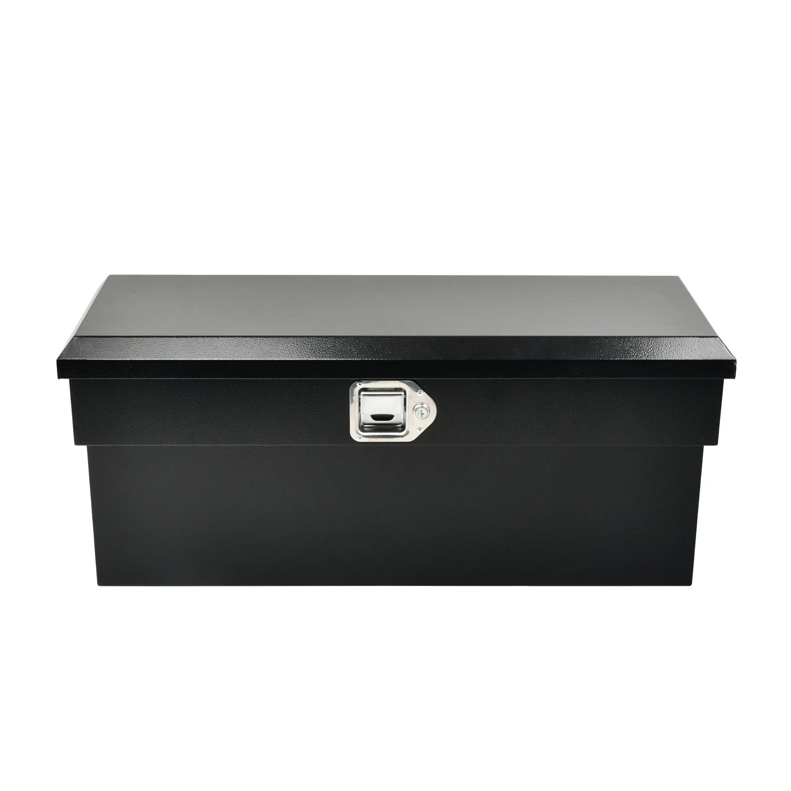 Tool Box for Pickup Truck (34"x12"x15") - Black Steel with Lock & Key