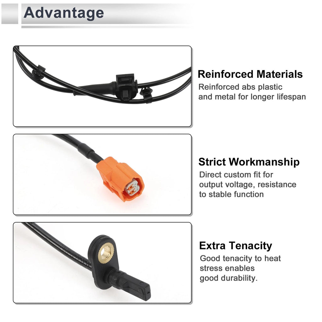 ABS Wheel Speed Sensor No. 57450SELP02 for Honda Jazz II (2002–2008)