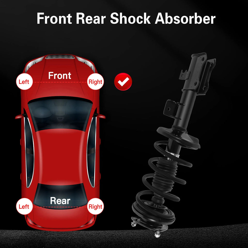 Front Complete Shock Strut Pair for Suzuki Grand Vitara (2006-2013)