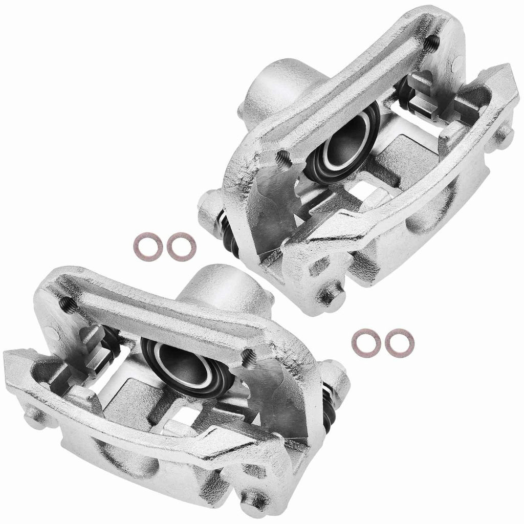 2X Rear Brake Caliper with Bracket for Kia Rondo (2009-2012)