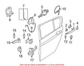 Genuine OEM Rear Left Lower Door Hinge 41527284543 for BMW