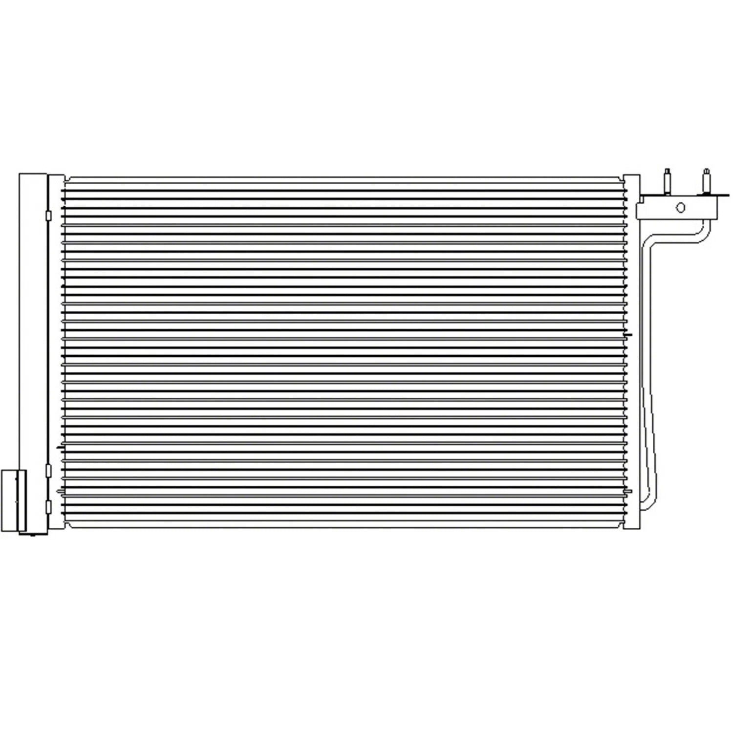 Replacement A/C Condenser for 2015–2018 Ford Focus