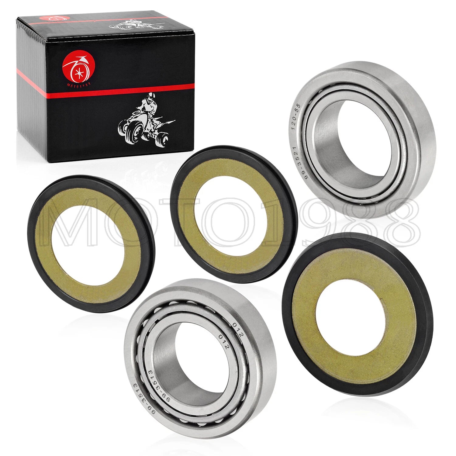 Steering Stem Bearing Seal Cover Kit for Yamaha YZ125 (1996–2022)