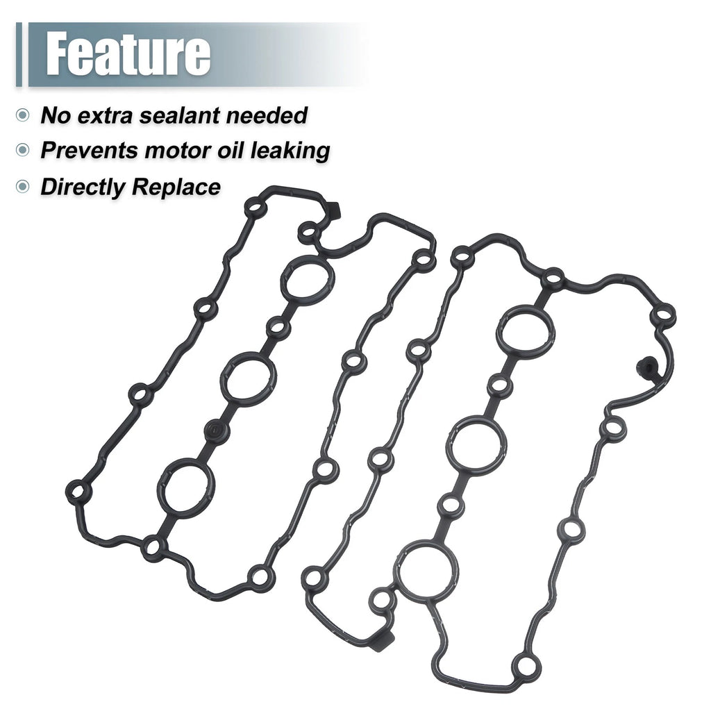 Engine Valve Cover Gaskets 06E103483G/06E103484G for Audi A6 Quattro (2005–2008)