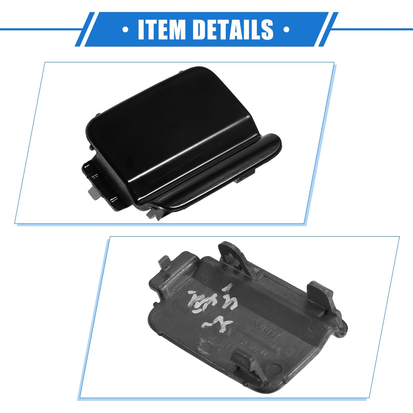 Tow Hook Cover for BMW 550i 528i 535i (2008–2010) - Black