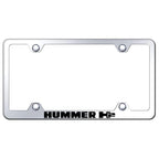Stainless Steel Wide Body License Plate Frame -Officially Licensed for Hummer H2