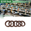 Set of 5 Oil Seals FKM Rubber 35x45x10mm for High Pressure