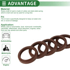 Set of 5 Oil Seal Rotary Shaft Seal FKM Rubber 22x28x3.6mm