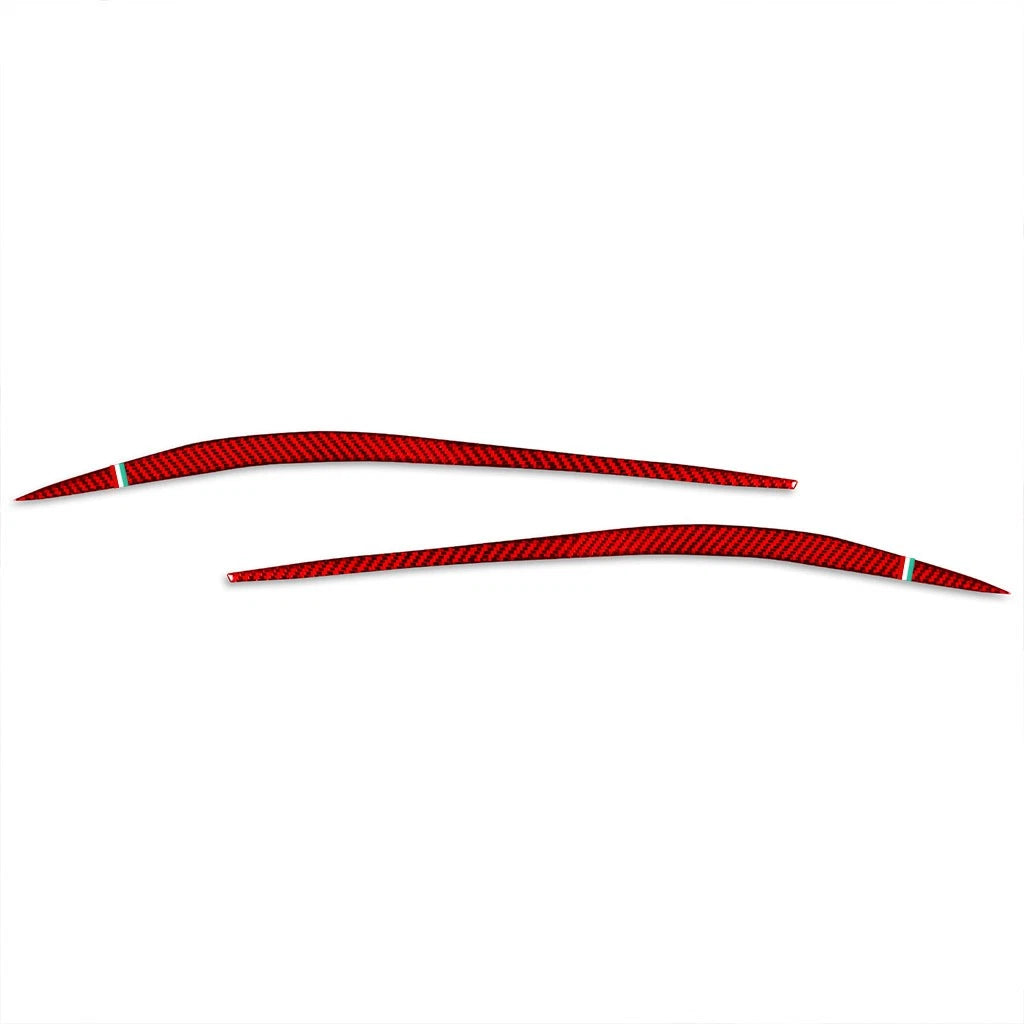 Headlight Eyebrow Eyelids Cover Trim for Alfa Romeo Giulia (2015–2024)