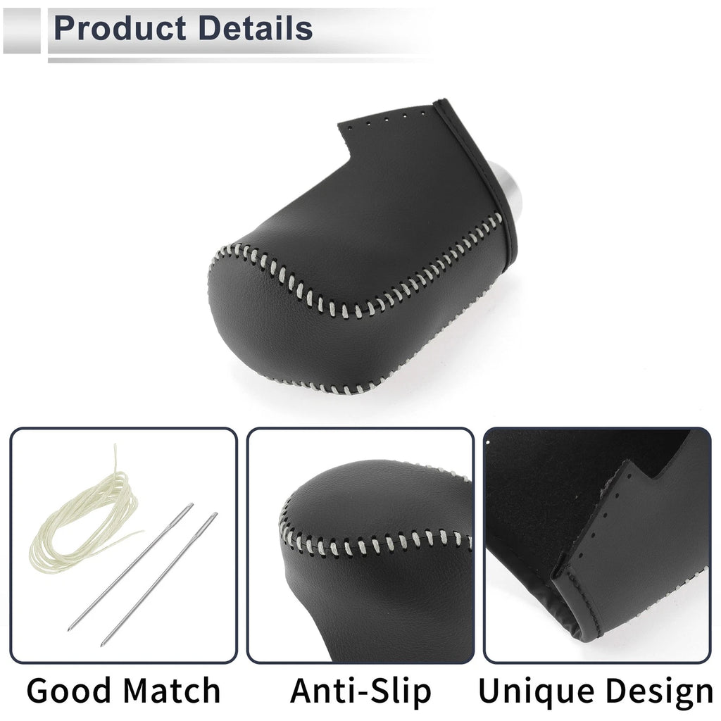 1 Pc Gear Shift Knob Cover for Mazda CX-30 (2020–2021) Black Beige