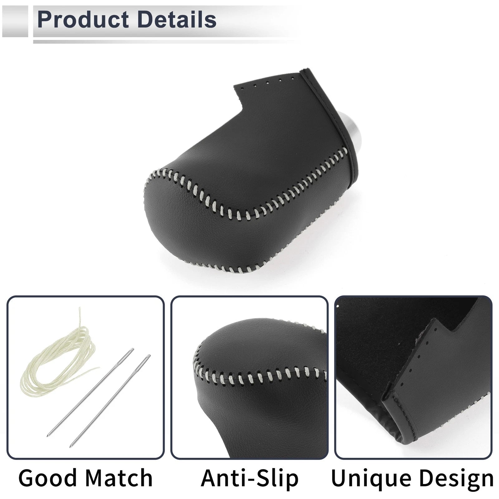1 Pc Gear Shift Knob Cover for Mazda CX-30 (2020–2021) Black Beige