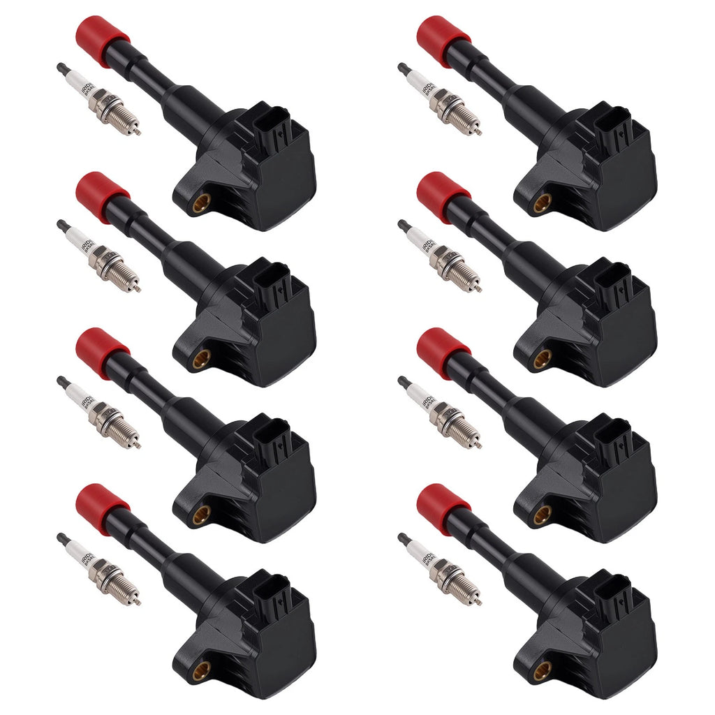 8X Ignition Coil + 8X Iridium Plug for Honda Civic 1.3L Hybrid (2003–2005) UF374