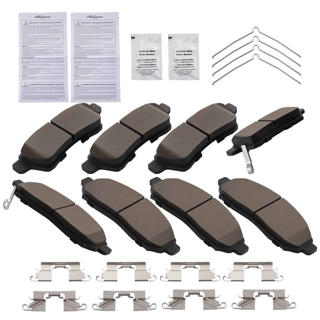 Front Ceramic Brake Pads for Suzuki Equator (2009–2012) and Nissan Xterra (2005–2015)