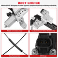 Pair Rear Power Window Regulator w/ Motor for Chevy Tahoe GMC Yukon (2000–2006)