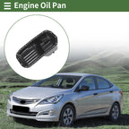 1 Pc Engine Oil Pan No.2151026010 for Hyundai Accent (1994–2000) Iron Black
