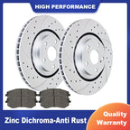 Front Brake Rotors with Ceramic Pads for Lexus RX350 (2007–2019)