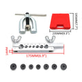 Flaring Tool Kit with 7 Dies for Brake Line Tubing