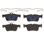 Set of 4 Disc Brake Pads for Ford Fusion (2016–2020)