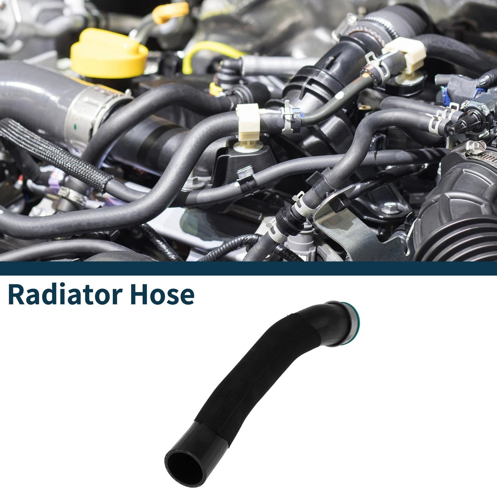 Radiator Hose for BMW X5 E70 (2008–2013) No. 11617807986 Rubber Black