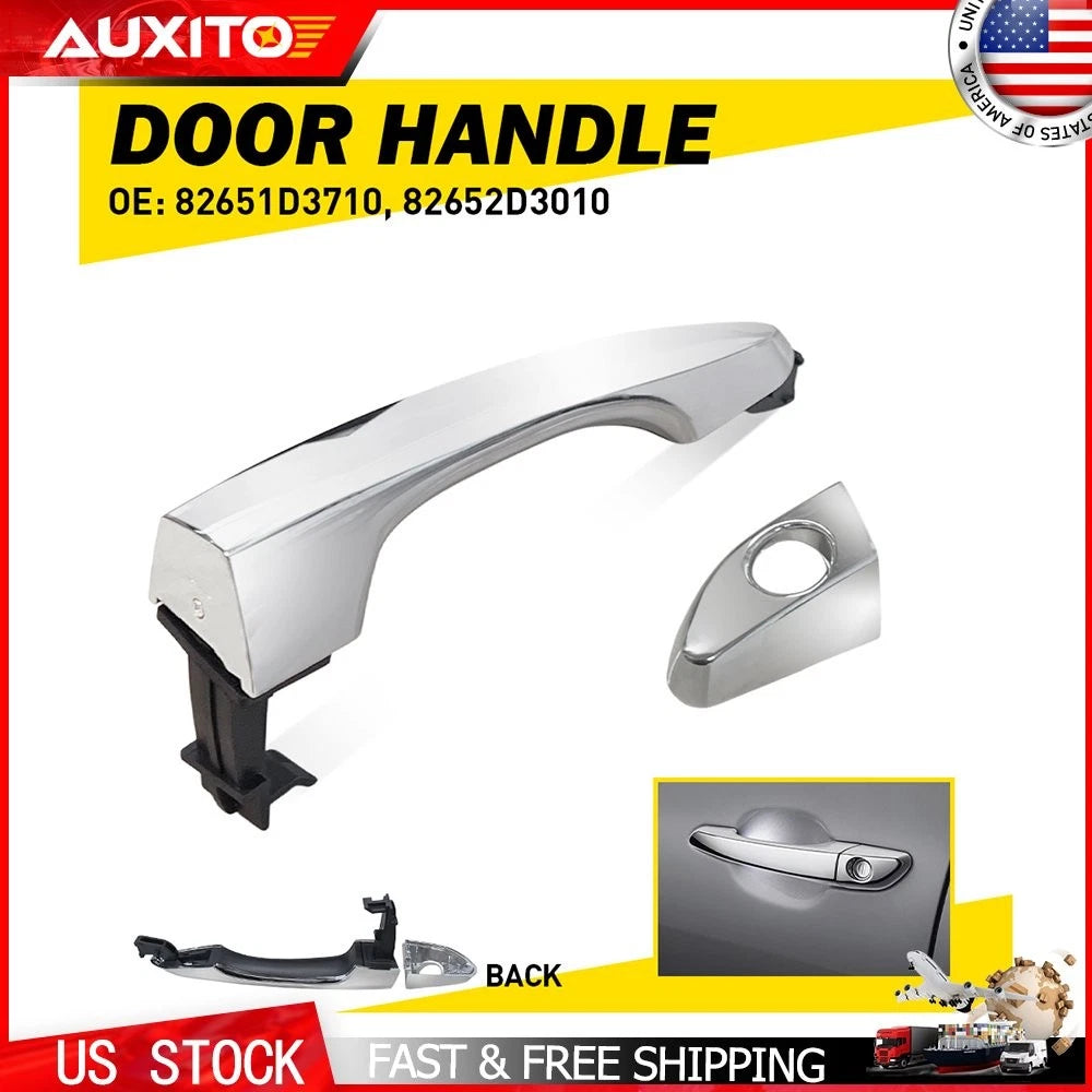 Chrome Exterior Front Left Door Handle for Hyundai Tucson (2016–2021)