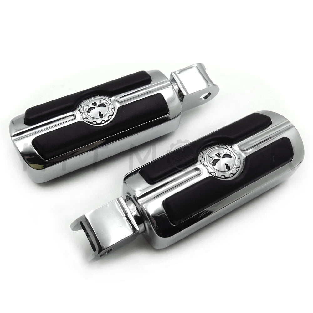 Custom Skull Footpegs for Honda Stateline Shadow VTX1300C VTX1800C VTX1800F (2010–2015)