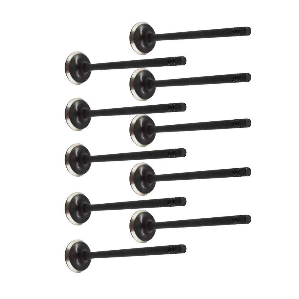 Set of 10 Exhaust Valves for Volvo C30/70 S40/60/70/80 V50/70 XC70 (2006–2016)