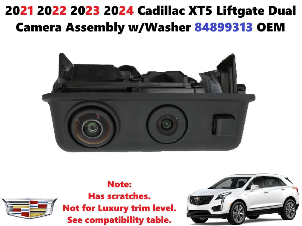 Rear Camera View with Washer for Cadillac XT5 (2020–2025) 84899313