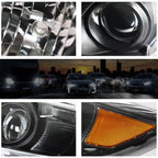 Daytime Running Light Cover for Hyundai Sonata (2015–2017) Silver Black