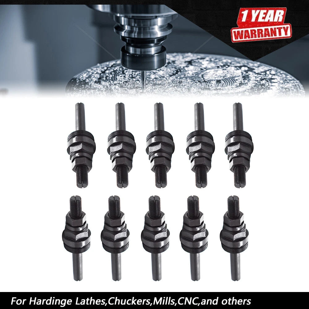10pcs Adjustable Threaded Stop Collet for Lathes