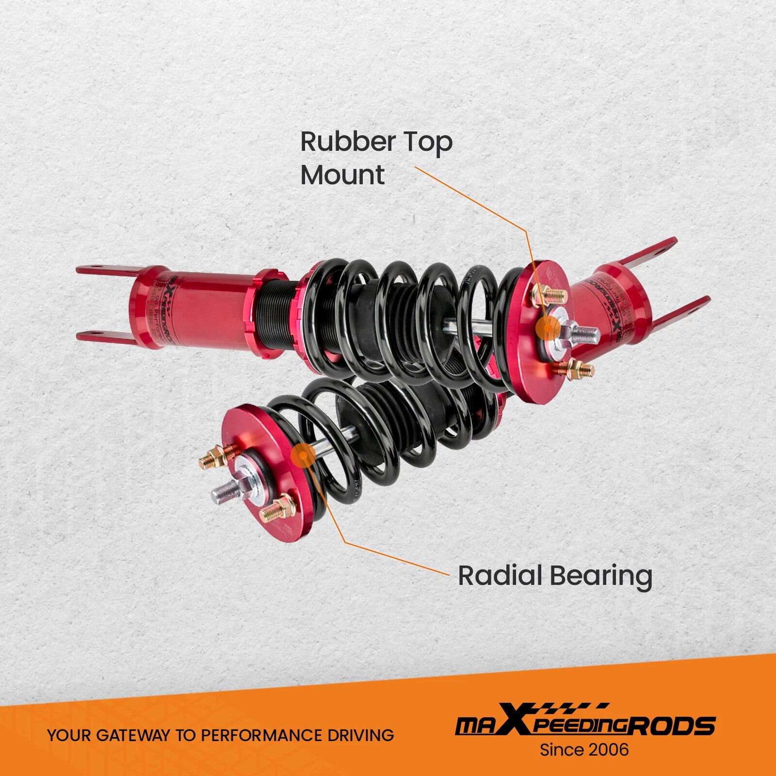 Coilovers Suspension Lowering Kit for Honda Civic (1992-2000)