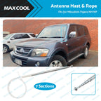 7-Section Antenna Mast Rope for Mitsubishi Pajero NM NP (2000–2006) AP262