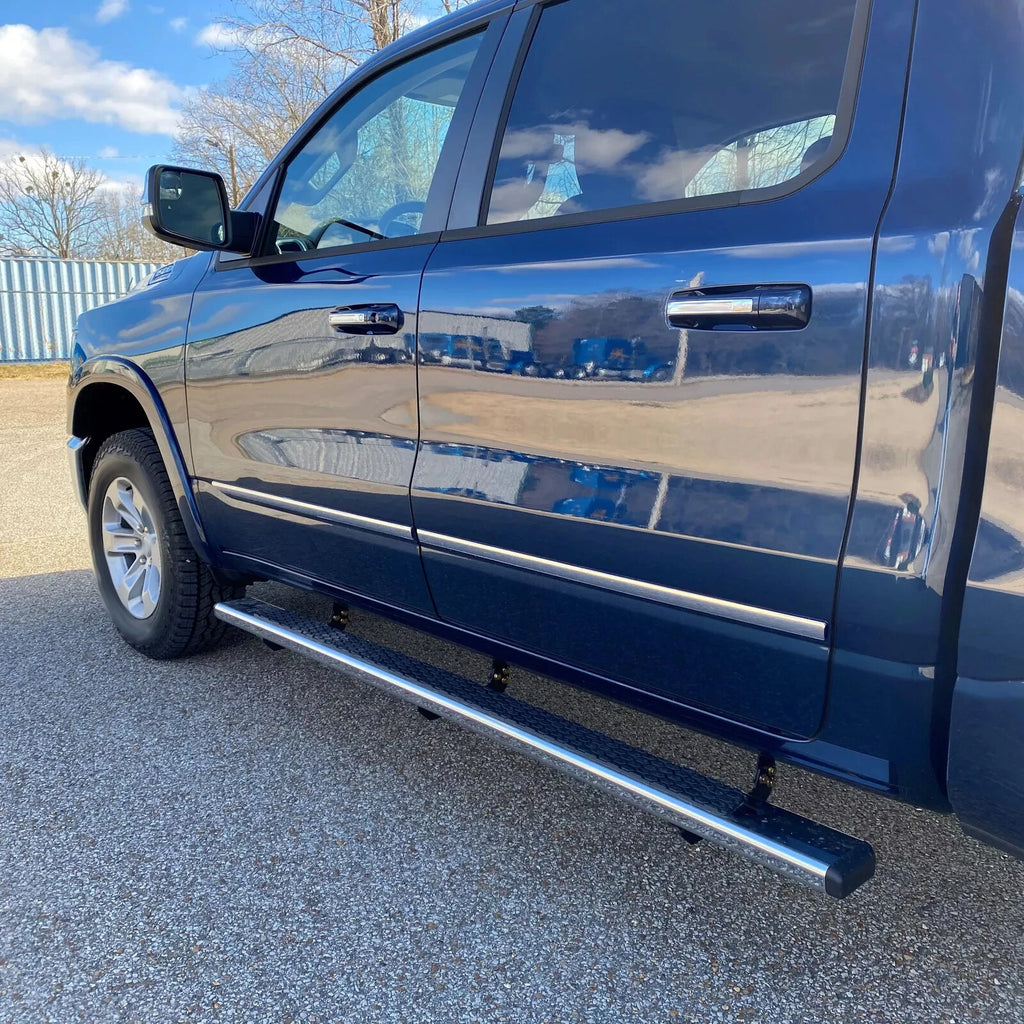 Set of 4 Chrome Body Side Door Molding Trim for Ram 1500 Crew Cab (2019–2022)