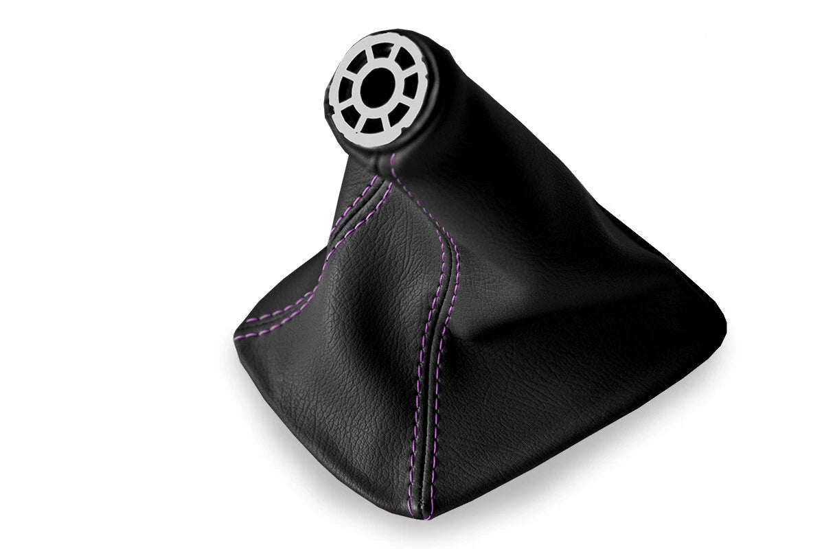 Leather Shift Boot Cover for Toyota Celica (2000–2005) - Purple Stitch