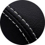 Leather Console Lid Armrest Cover for Subaru Crosstrek (2012–2017) White Stitch