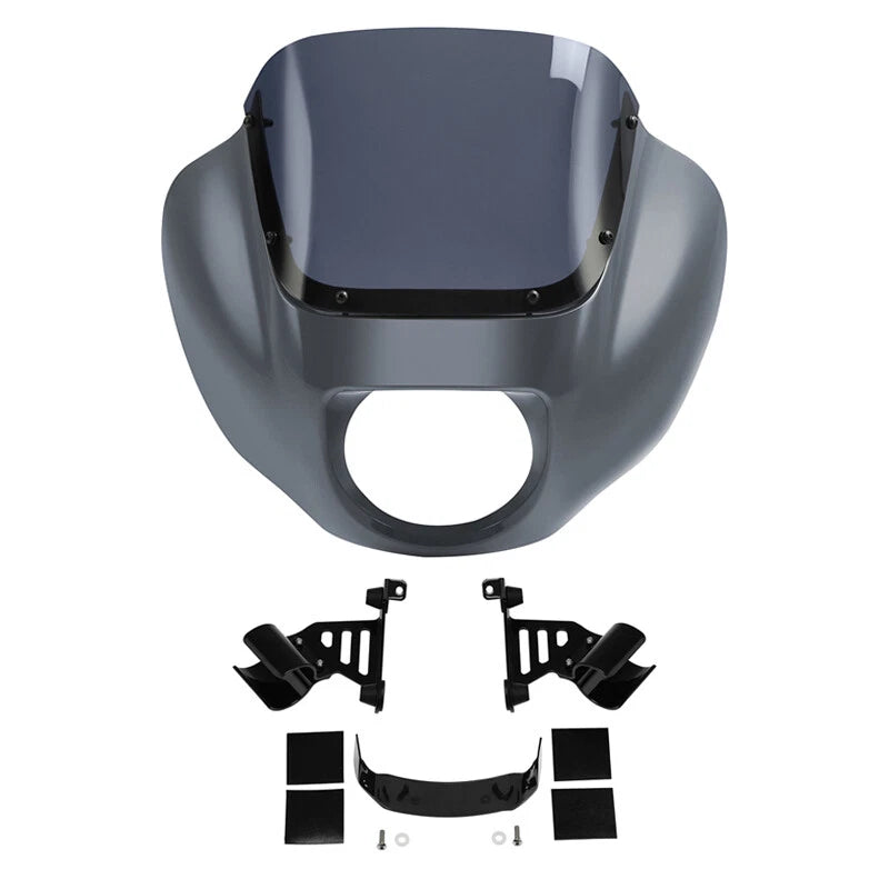 Windshield Bracket for Harley Softail Standard FXST (2018–2023) Gunship Gray