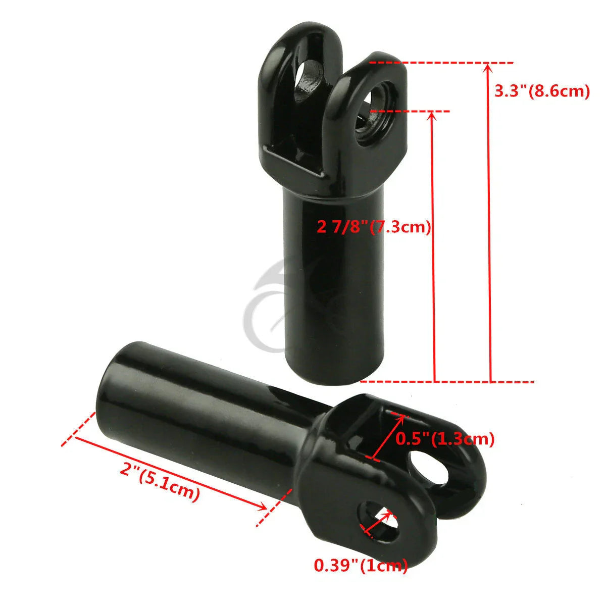 Rear Passenger Footpegs Mounts for Harley Softail Slim FLS (2012-2023)