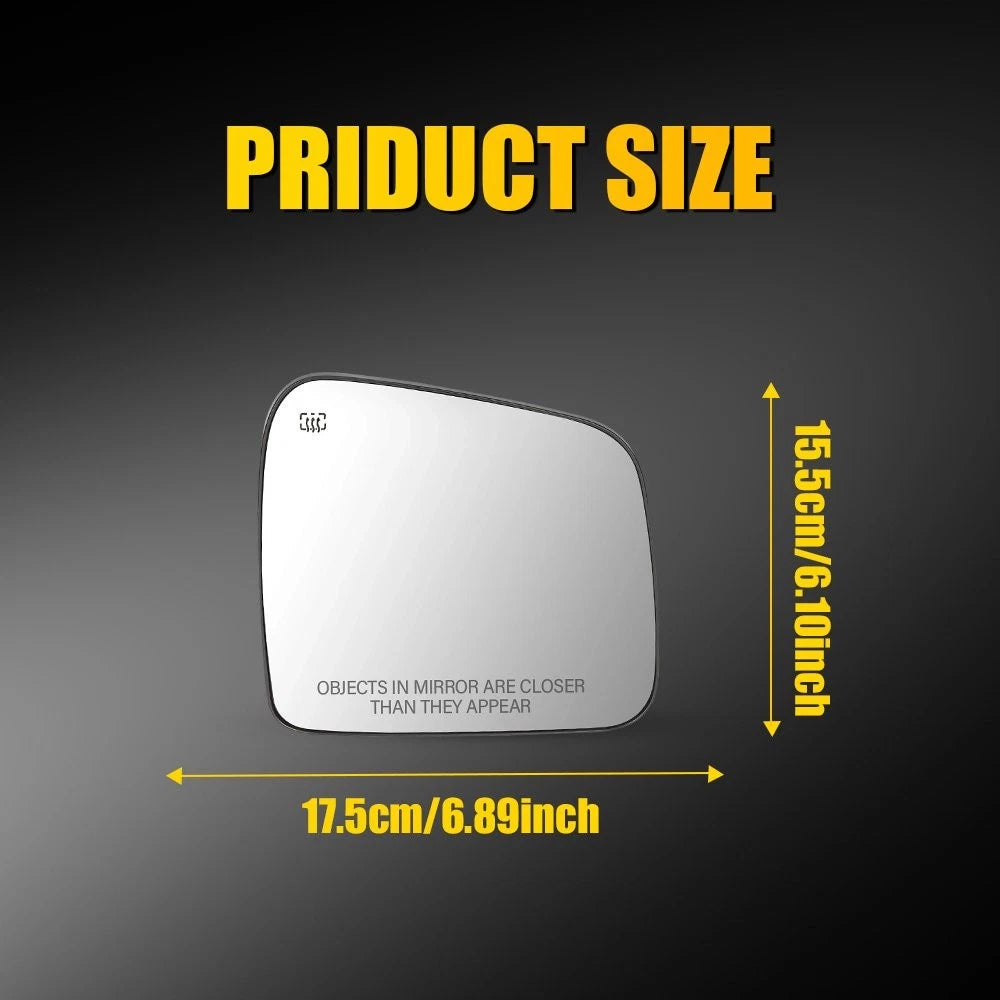 Heated Mirror Glass for Jeep Grand Cherokee Dodge Durango (2011–2022)