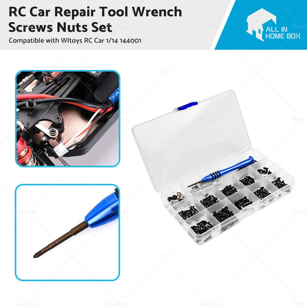Set of 4 RC Car Repair Tools for Wltoys 1/14 144001