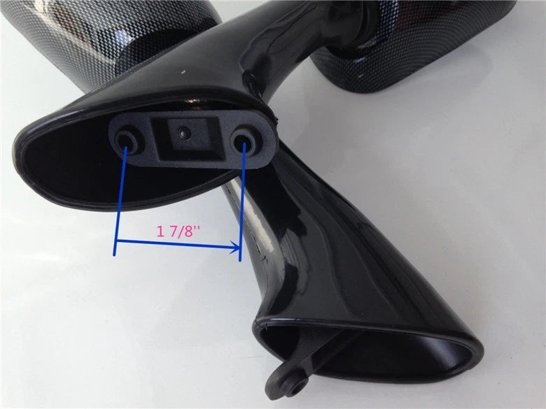 Carbon Racing Mirrors for Honda CBR1000F (1993–1996), VFR750F (1990–1997), VFR800F (1998–1999)