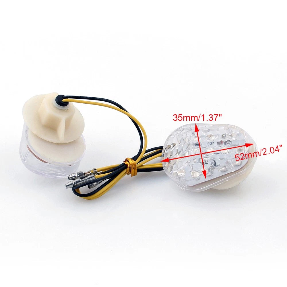 LED Turn Signals for Kawasaki ZX6R (1998–2013), ZX10R (2004–2013), ZX7R, ZX9R, ZX12R, ZZR600