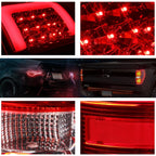 3D Polished Metal Red Emblem Decal for GMC Chevrolet